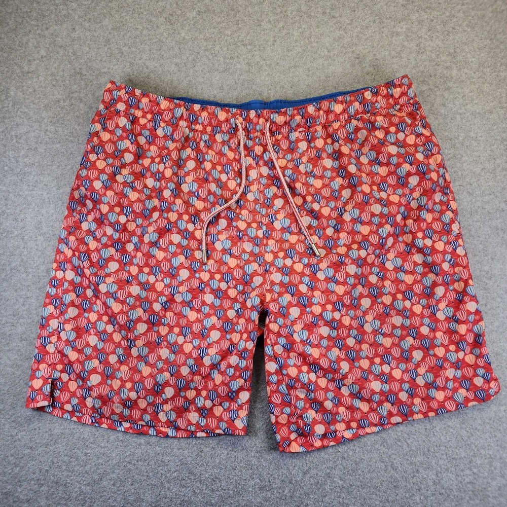 Peter Millar Seaside Collection Men's XL Swim Trunks Hot Air‎ Balloons